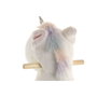 DKD Home Decor Mecedora Unicornio en Blanco y Natural