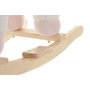 DKD Home Decor Mecedora Unicornio en Blanco y Natural