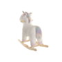 DKD Home Decor Mecedora Unicornio en Blanco y Natural