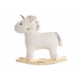 DKD Home Decor Mecedora Unicornio en Blanco y Natural