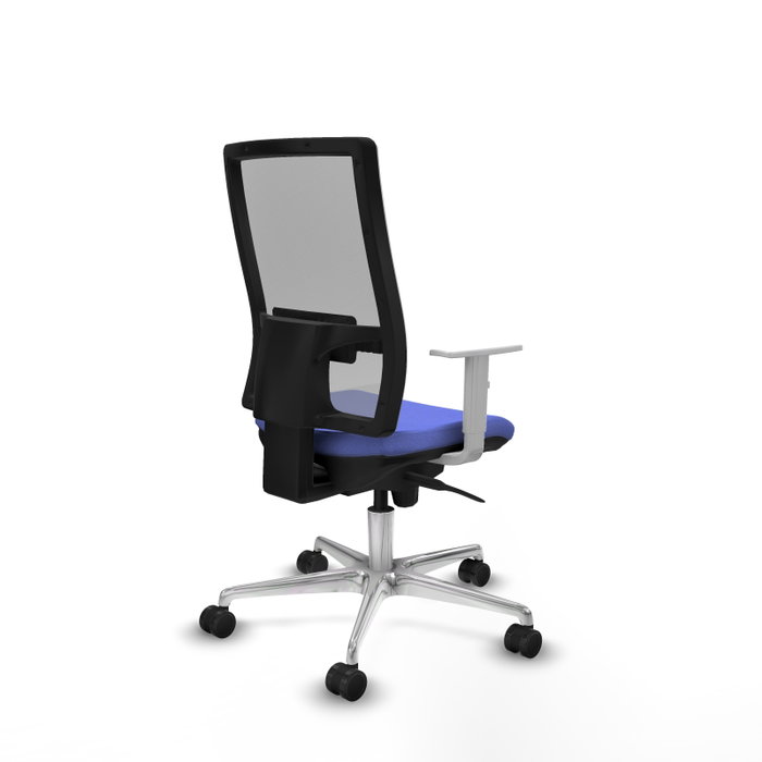 PIQUERAS Y CRESPO Silla de oficina Horna con mecanismo Sincro, Azul claro y Gris PIQUERAS Y CRESPO Silla de oficina Horna con mecanismo Sincro, Azul claro y Gris