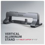 Axagon STND-VG Soporte Vertical de Aluminio Ajustable, Gris