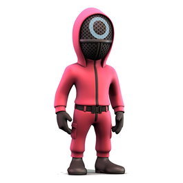 Squid Game Figura Minix Masked Circle Guard 12 cm