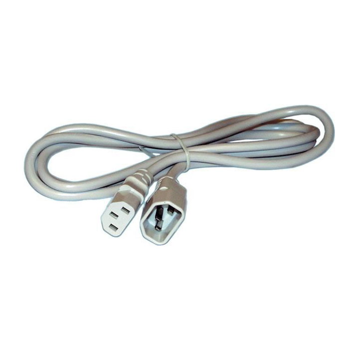 Roline Cable de alimentación blanco 6 m con acoplador C14 a C13 Roline Cable de alimentación blanco 6 m con acoplador C14 a C13