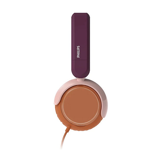 Philips TAK2000MP/00 Auriculares Diadema Supraaural Alámbricos con Cable USB-C - Llamadas/Música, Color Naranja/Púrpura/Rosa, Reducción de Ruido, Frecuencia 20-20000 Hz, 135 g