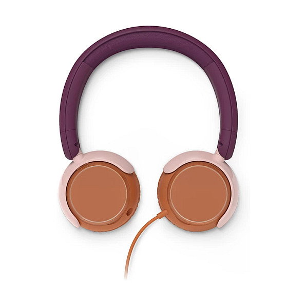 Philips TAK2000MP/00 Auriculares Diadema Supraaural Alámbricos con Cable USB-C - Llamadas/Música, Color Naranja/Púrpura/Rosa, Reducción de Ruido, Frecuencia 20-20000 Hz, 135 g
