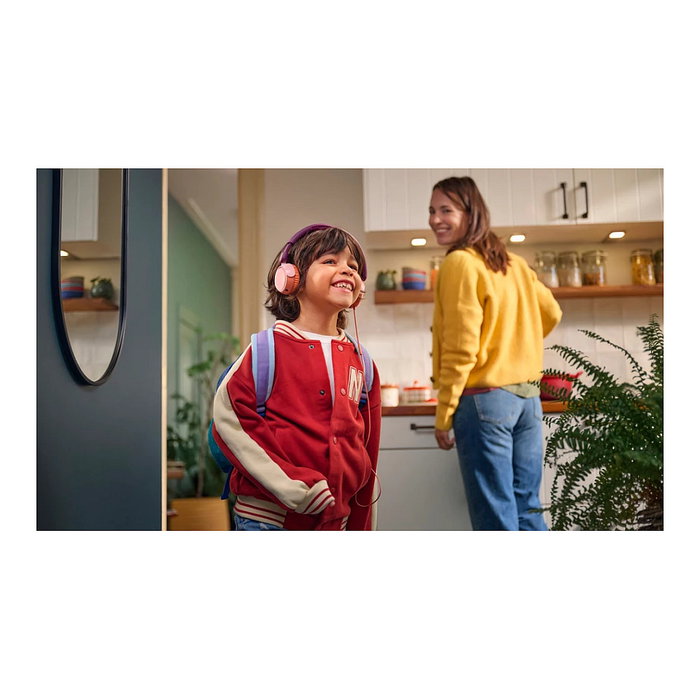 Philips TAK2000MP/00 Auriculares Diadema Supraaural Alámbricos con Cable USB-C - Llamadas/Música, Color Naranja/Púrpura/Rosa, Reducción de Ruido, Frecuencia 20-20000 Hz, 135 g