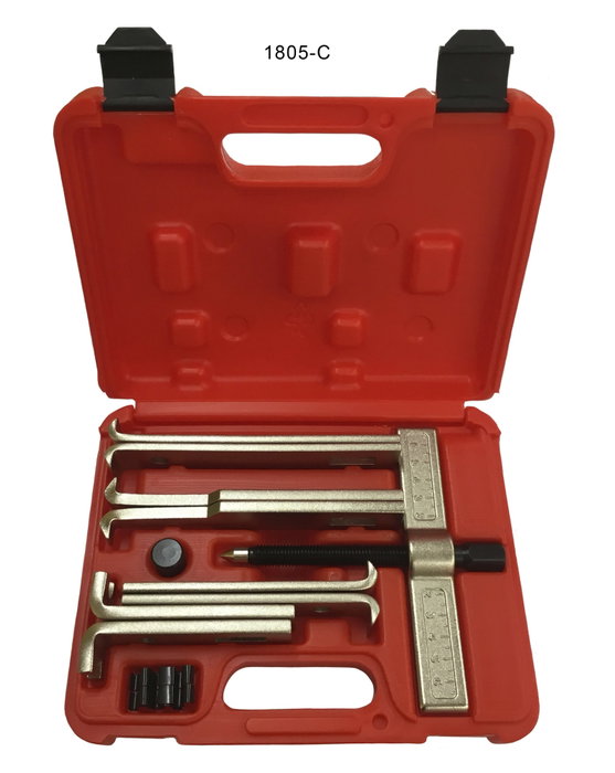 Forza Extractor Multiple Serie 1800C con 8 Patas Intercambiables en Maleta, Husillo Giratorio 90 Grados para Extraccion de Piezas
