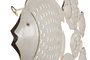 DKD Home Decor Decoración de Pared Metal Peces Envejecido Blanco