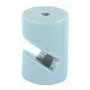 F-Line Sujetacables de Porcelana Cilíndrico en V Blanco 5 uds Ø20 x 30 mm