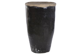 DKD Home Decor Ánfora de Arcilla Negro 58x58x95 cm