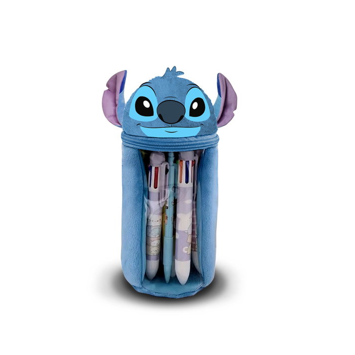 Disney Lilo y Stitch Estuche Portatodo Plush Heart Azul