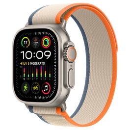 Apple Watch Ultra 2 Titanium Cellular 49mm Trail Loop orange/beige M/L NEW