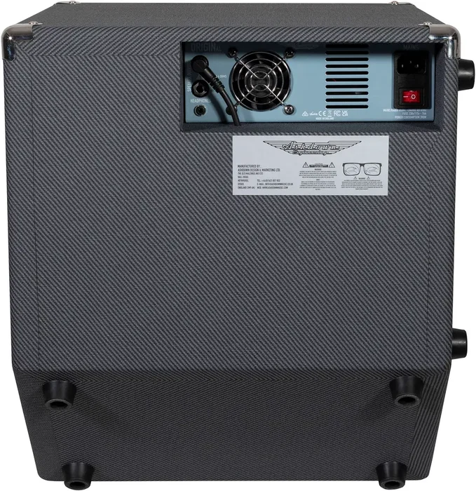 ASHDOWN UK-OBM-C112-300 Amplificador Combo Bajo 300W 1x12" con EQ 5 Bandas, FX Loop y Acabado Ice Blue - Fabricado en Reino Unido