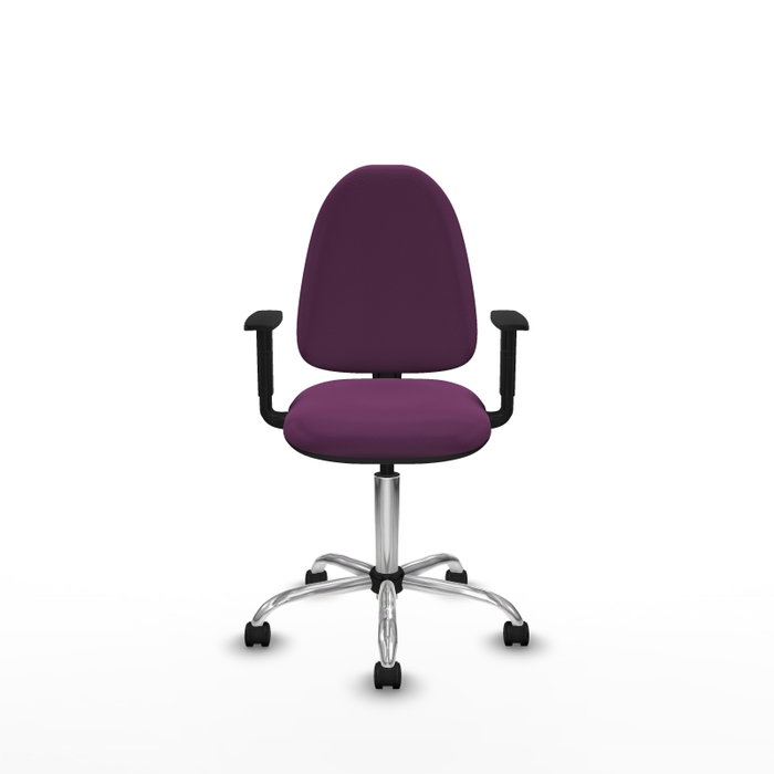 PIQUERAS Y CRESPO Silla de oficina Aýna Morada con Brazos 1D PIQUERAS Y CRESPO Silla de oficina Aýna Morada con Brazos 1D