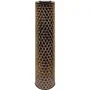 Garden Id Lámpara Solar Columna Oro-Negro Ø20 H80 cm 6-8h Luz Botón Encendido