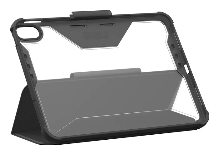 Urban Armor Gear 124487B14340 Funda Folio para iPad 11" (2025) y iPad 10.9" (2022) - Negro Translúcido, Resistente a Impactos y Caídas