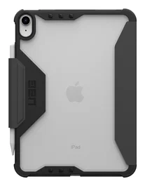 Urban Armor Gear 124487B14340 Funda Folio para iPad 11" (2025) y iPad 10.9" (2022) - Negro Translúcido, Resistente a Impactos y Caídas