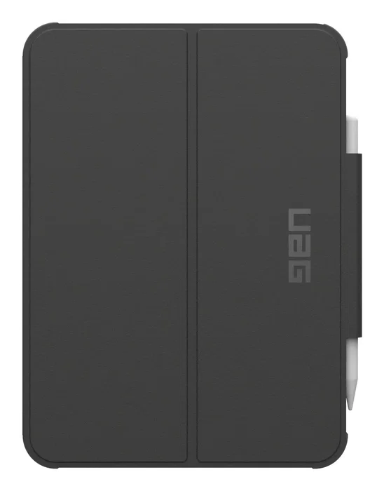 Urban Armor Gear 124487B14340 Funda Folio para iPad 11" (2025) y iPad 10.9" (2022) - Negro Translúcido, Resistente a Impactos y Caídas