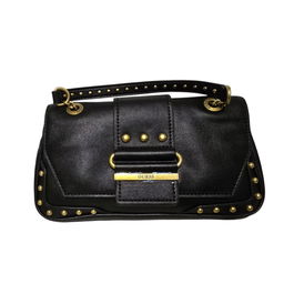 Belle, Cuero sintético, Cinturón, Clip magnético, Bolso bandolera de tela, Negro, VG774421, 29 x 15 x 4 cm, Para mujeres
