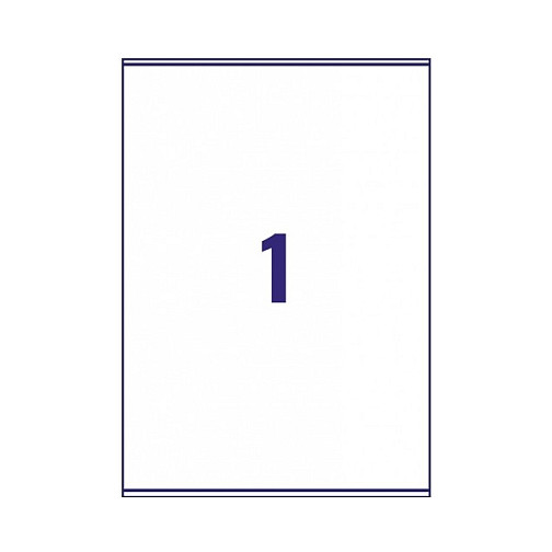 AVERY Zweckform Etiquetas de envío L7167-100 blanco 199,6 x 289,1 mm AVERY Zweckform Etiquetas de envío L7167-100 blanco 199,6 x 289,1 mm