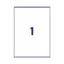 AVERY Zweckform Etiquetas de envío L7167-100 blanco 199,6 x 289,1 mm