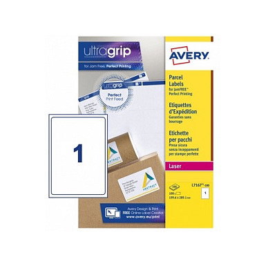 AVERY Zweckform Etiquetas de envío L7167-100 blanco 199,6 x 289,1 mm AVERY Zweckform Etiquetas de envío L7167-100 blanco 199,6 x 289,1 mm