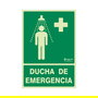DUVER 923 Señal Ducha Emergencia Plástico 297X210 Ducha De Emergencia Lum