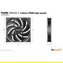 be quiet! Pure Wings 3 Ventilador 140mm PWM 1800 RPM (122.6 m³/h) 3-Pack, Negro