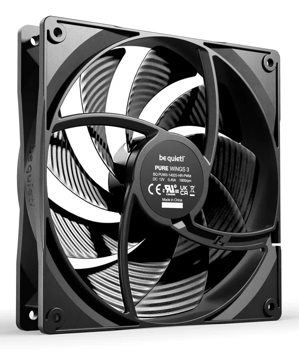 be quiet! Pure Wings 3 140mm PWM High-Speed 3-Pack
