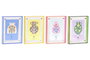 DKD Home Decor Set de 4 Marcos de Fotos de Acrílico Multicolor 10x15