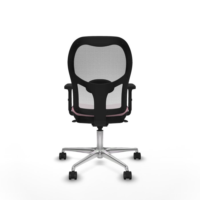 PIQUERAS Y CRESPO Silla de oficina Jorquera Rosa y Blanco