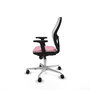 PIQUERAS Y CRESPO Silla de oficina Jorquera Rosa y Blanco
