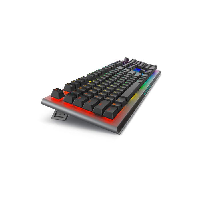 Dell Alienware Teclado Gaming Inalámbrico Tri-Mode, Switch Cherry MX Red, Retroiluminación RGB, Formato Completo, Antighosting, para Windows