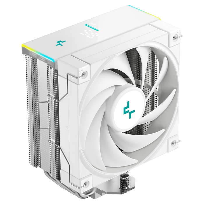 Deepcool AK400 DIGITAL SE White Refrigerador CPU, Ventilador 120mm PWM, 4 Tubos de Calor, RGB, Pantalla, Soportes AM4/AM5, LGA115x/1200/1700 Deepcool AK400 DIGITAL SE White Refrigerador CPU, Ventilador 120mm PWM, 4 Tubos de Calor, RGB, Pantalla, Soportes AM4/AM5, LGA115x/1200/1700