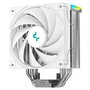 Deepcool AK400 DIGITAL SE White Refrigerador CPU, Ventilador 120mm PWM, 4 Tubos de Calor, RGB, Pantalla, Soportes AM4/AM5, LGA115x/1200/1700