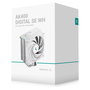 Deepcool AK400 DIGITAL SE White Refrigerador CPU, Ventilador 120mm PWM, 4 Tubos de Calor, RGB, Pantalla, Soportes AM4/AM5, LGA115x/1200/1700