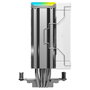 Deepcool AK400 DIGITAL SE White Refrigerador CPU, Ventilador 120mm PWM, 4 Tubos de Calor, RGB, Pantalla, Soportes AM4/AM5, LGA115x/1200/1700