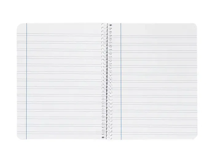 Liderpapel Cuaderno Espiral Din A5 Witty Tapa Dura 80 Hojas 90gr Rayado Montessori 5 mm Colores Surtidos