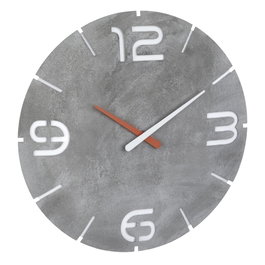 Tfa Reloj de Pared Analógico Contour Concrete Look Blanco/Gris