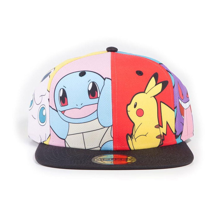 Difuzed Pokémon Gorra Snapback Multi Pop Art Difuzed Pokémon Gorra Snapback Multi Pop Art