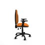 PIQUERAS Y CRESPO Silla de oficina Algarra Naranja con Brazos 2D