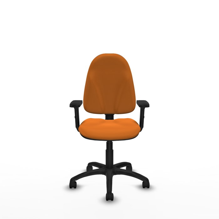 PIQUERAS Y CRESPO Silla de oficina Algarra Naranja con Brazos 2D PIQUERAS Y CRESPO Silla de oficina Algarra Naranja con Brazos 2D