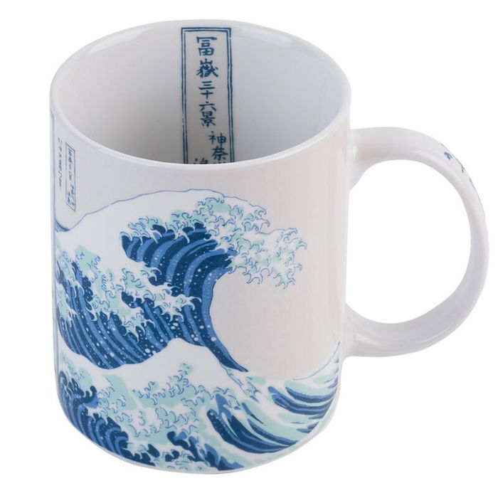 ERIK Taza La Gran Ola de Kanagawa Hokusai 350ml Cerámica Apta Microondas Lavavajillas ERIK Taza La Gran Ola de Kanagawa Hokusai 350ml Cerámica Apta Microondas Lavavajillas