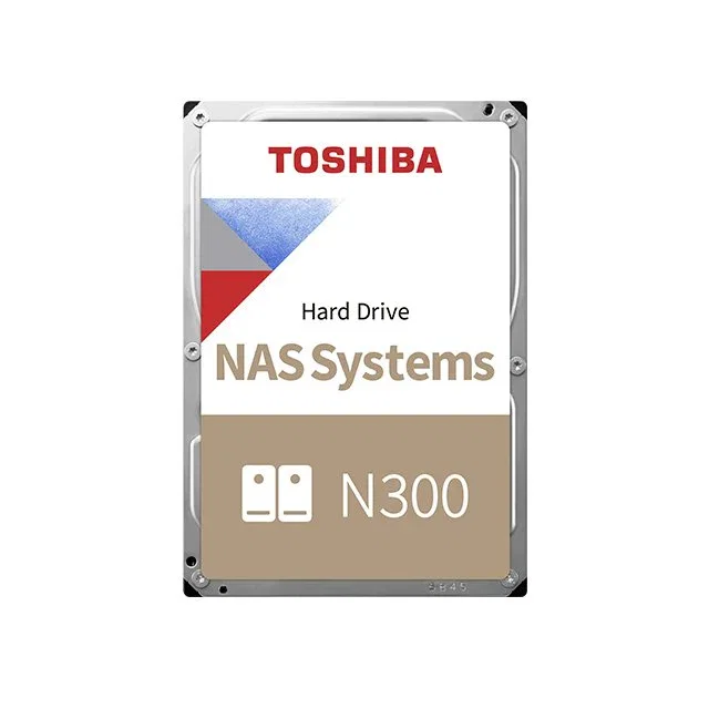 Toshiba Disco Duro Interno N300 8TB 3.5'' SATA III 7200 RPM 512MB Cache - Optimizado para NAS (1-8 Bahías) y Servidores