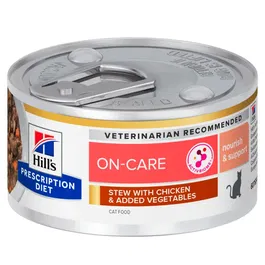 Hill's Hpd Feline On Care Pollo-Veg. Alimento Dietético para Gatos Adultos en Recuperación, 24 Latas x 82 gr