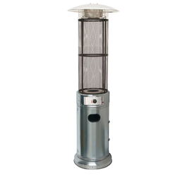 Tecna Flamme Estufa de Gas para Terraza Inoxidable, 11 kW, Alto 1830 mm, Calefacción para Área de 20-25 m2, Protección Viento