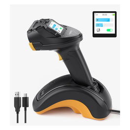 Inateck Barcodescanner Pro 8 Black, Lector de Códigos de Barras Portátil, 1D/2D, Bluetooth, 120 Lecturas/s, 640 x 480 Pixeles, 2600 mAh