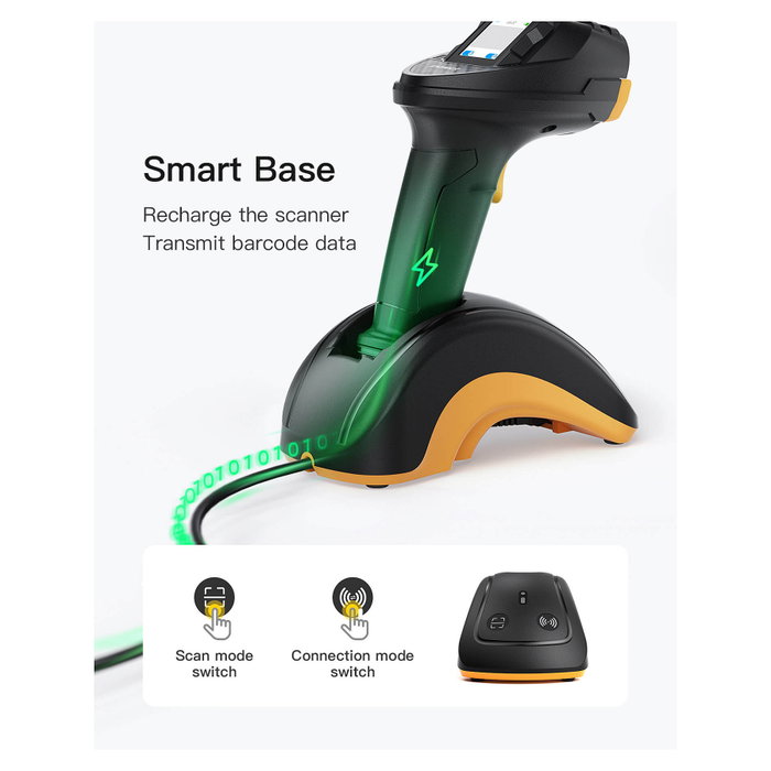 Inateck PRO 8 Barcodescanner Pro 8 Negro