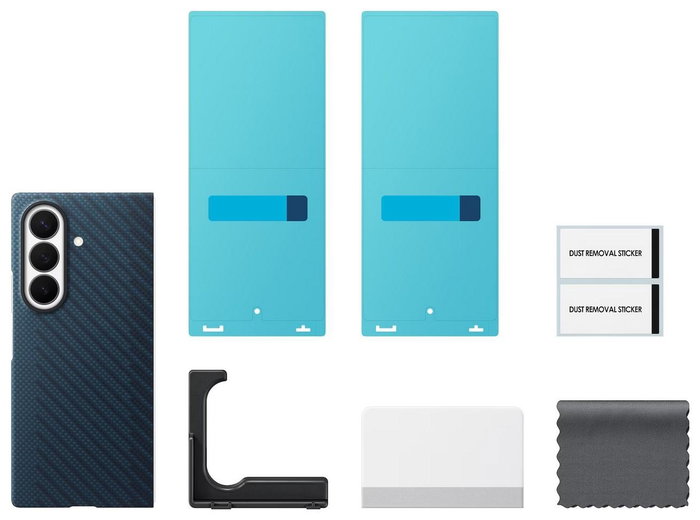Samsung Carbon Magnet Case para Galaxy Z Fold8, Azul